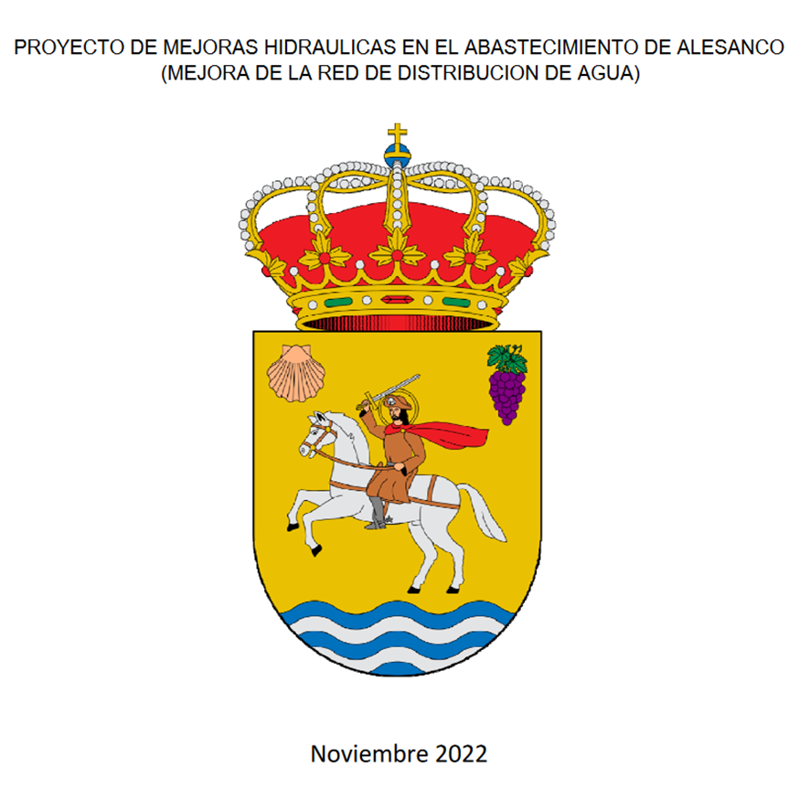 Proyecto de mejoras hidraulicas en el abastecimiento de Alesanco